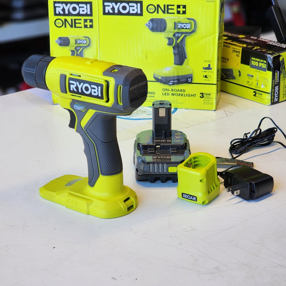 ONE+ 18V Cordless 3/8 in. Drill/Driver Kit With 1.5 Ah B ONE+ 18V Cordless 3/8 in. Drill/Driver Kit With 1.5 Ah B